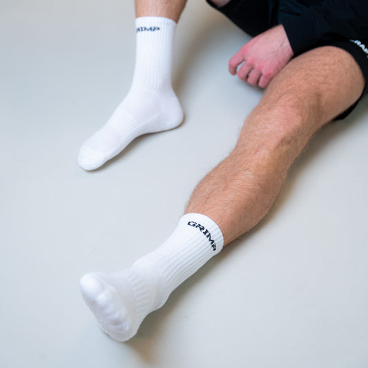 GRIMP Grip Socks White